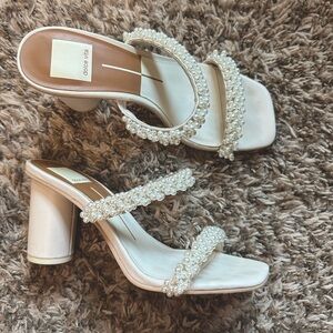 Dolce Vita Noel Pearl Heels, size 6, worn once